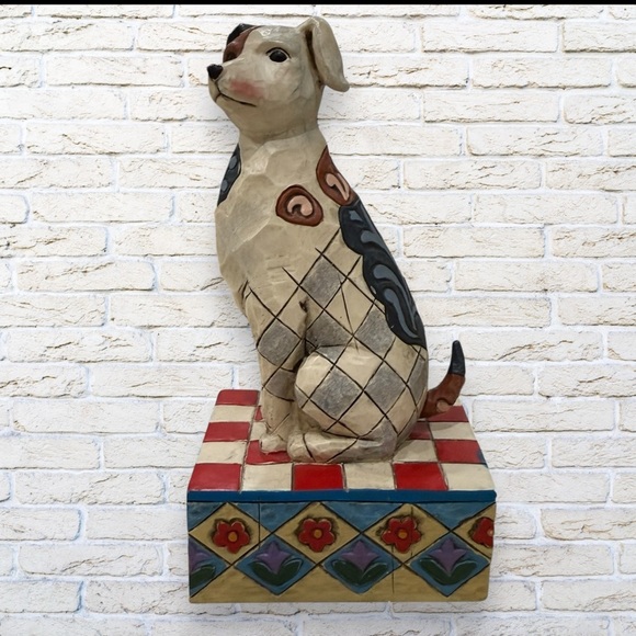 Jim Shore Terry Pitbull Terrier Dog Figurine 2005 - Picture 2 of 8